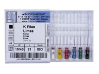 K-files, Assortiment 15\40, L 21 (6 шт.\уп.)